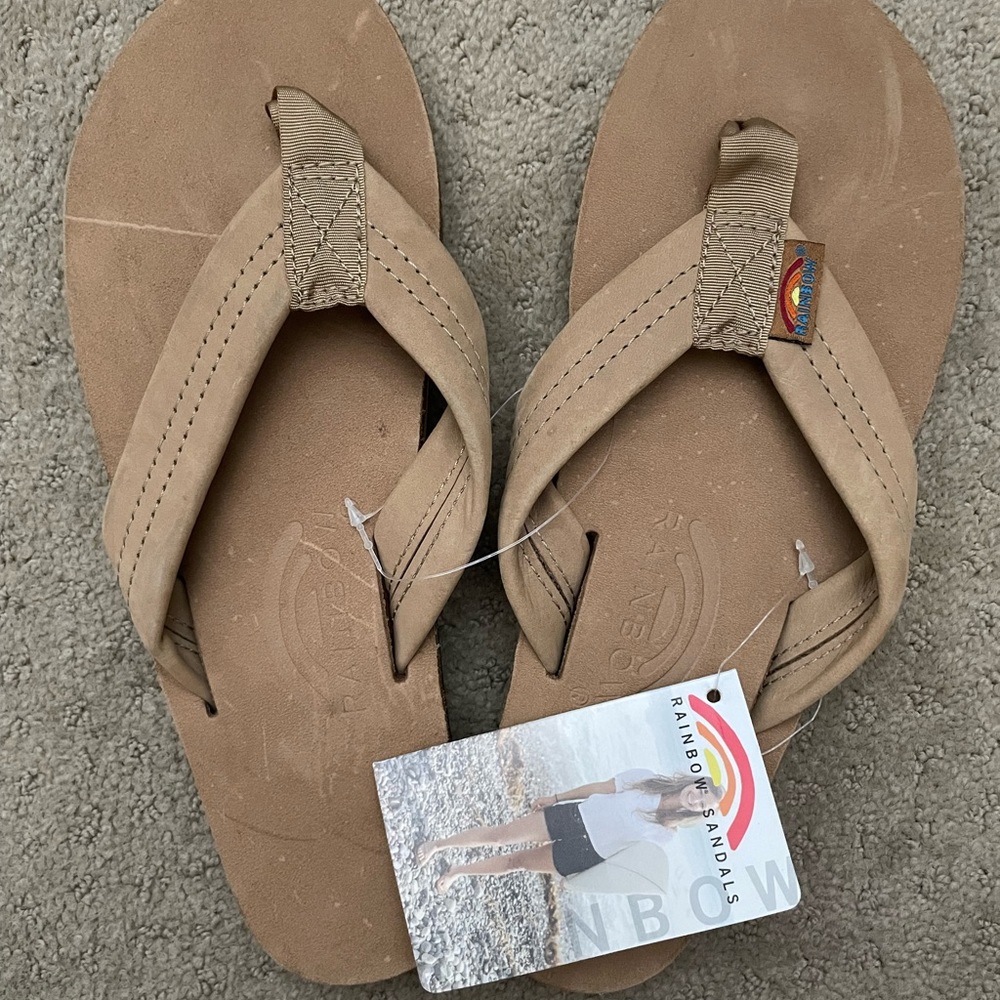 SOLD!!! Ⓜ️ NWT Rainbow Wide Strap Sandals